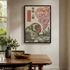Japanese Snow Monkey Hot Spring Canvas Art