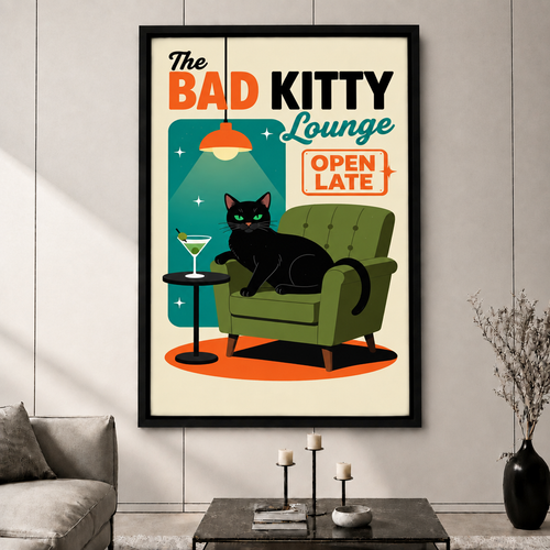 模板1 - Bad Kitty Lounge复古版
