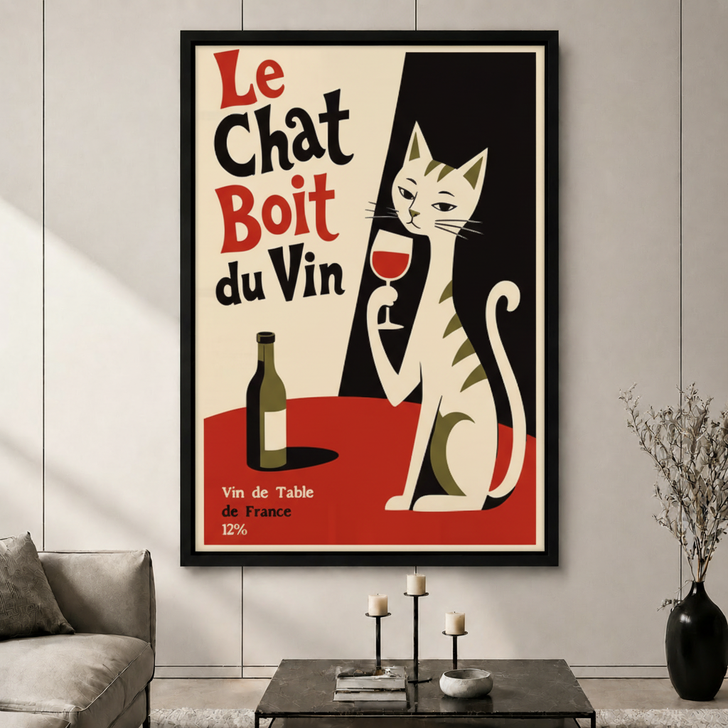 模板1 - Le Chat Boit du Vin