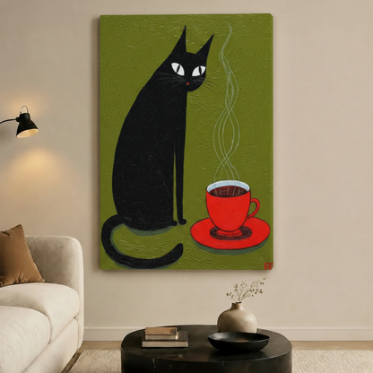 黑猫红杯-主图2