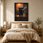 Gangster Cat Whiskey Canvas Art