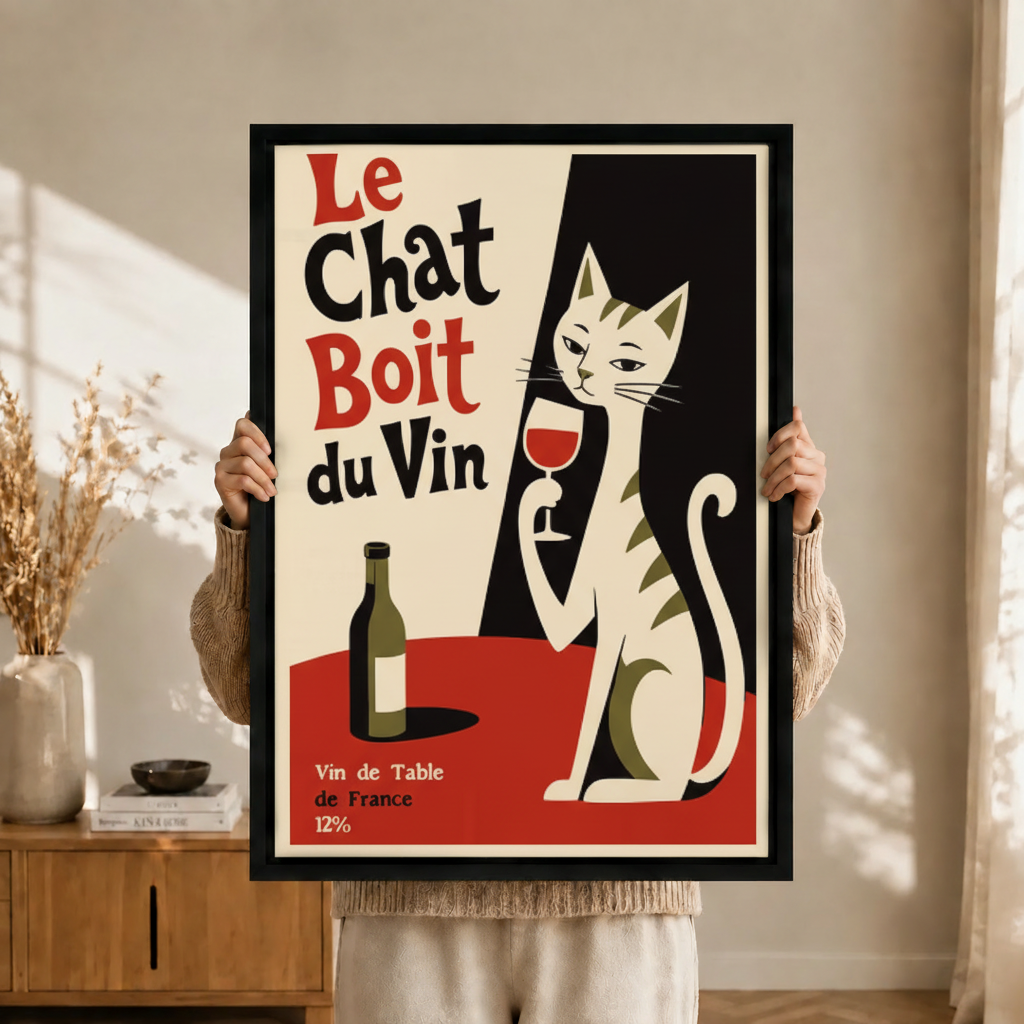 模板3 - Le Chat Boit du Vin