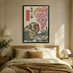 Japanese Snow Monkey Hot Spring Canvas Art