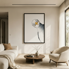 Nosy Seagull Minimalist Funny Canvas Wall Art
