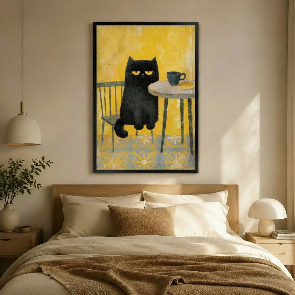 黑猫咖啡桌-主图5