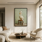 Regal Goose Toilet Paper Crown Canvas Art
