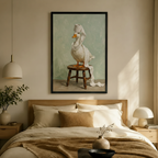 Regal Goose Toilet Paper Crown Canvas Art