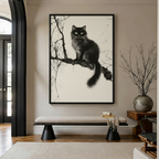 Black Cat Sketch - Entryway