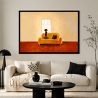 Dachshund Window Dreamer Canvas Wall Art