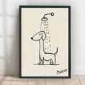 Frame Swap - Picasso Dog Shower