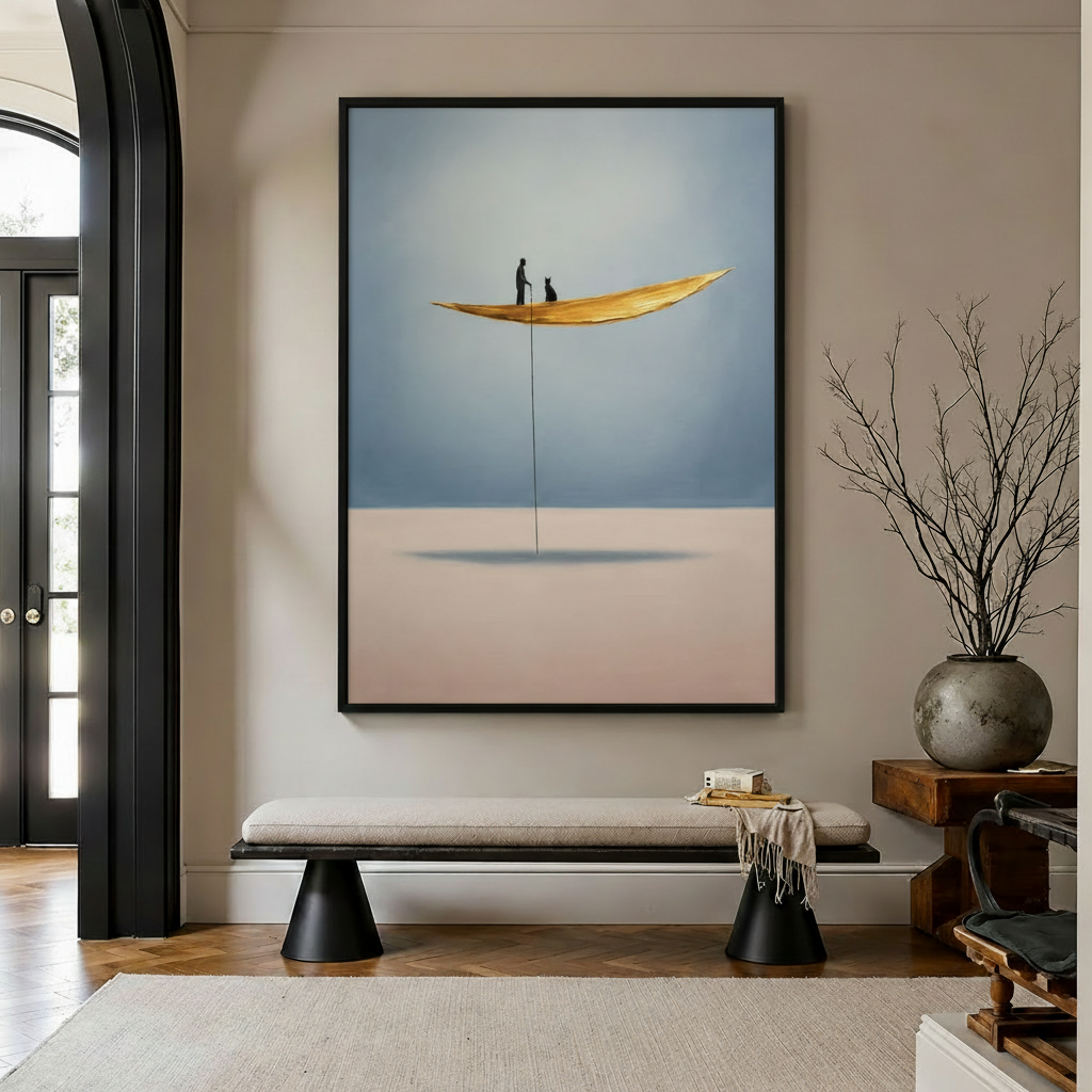 Golden Leaf – Entryway Mockup