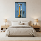 Two Greyhounds Bedroom Scene