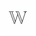 W Favicon with bottom-right dot