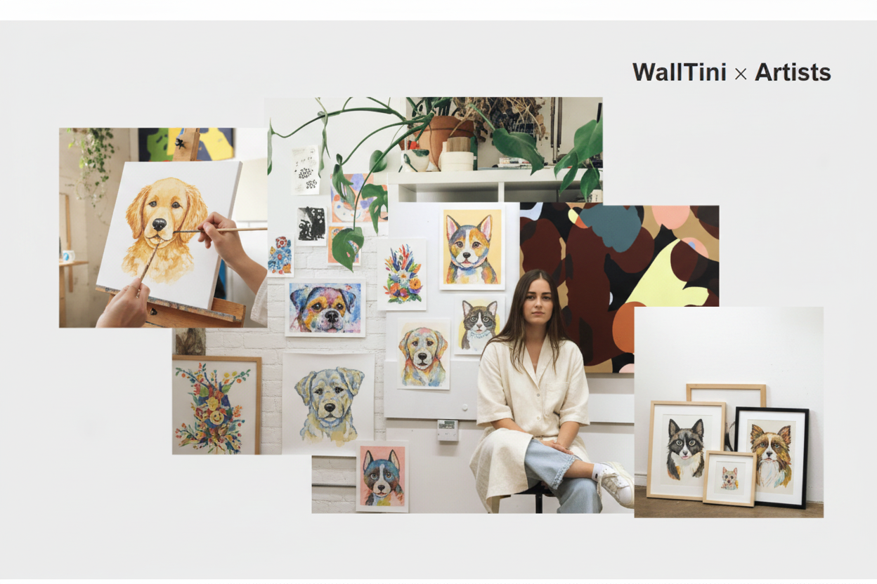 WallTini 艺术家合作品牌理念图
